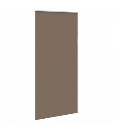 vidaXL Roller Blind Blackout Coffee 100x230 cm Fabric Width 95.7 cm Polyester