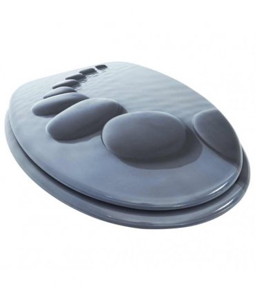 WC Toilet Seat MDF Lid Stones