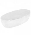 vidaXL Coffee Table Hammered Silver 100x50x28 cm Aluminium