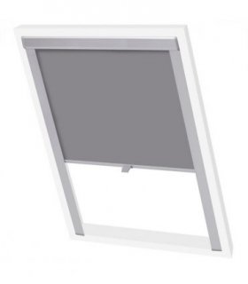 vidaXL Blackout Roller Blind Grey CK02