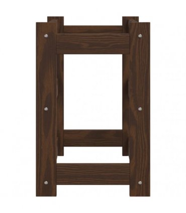 vidaXL Wine Rack for 12 Bottles Brown Solid Wood Pine