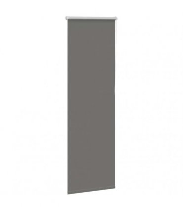 vidaXL Roller Blind Blackout Grey 50x175 cm Fabric Width 45.7 cm Polyester