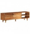 vidaXL TV Cabinet Solid Wood Acacia with Honey Finish 140x30x40 cm