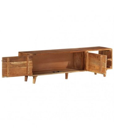 vidaXL TV Cabinet Solid Wood Acacia with Honey Finish 140x30x40 cm
