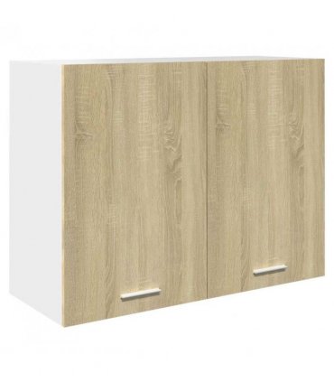 vidaXL 7 Piece Kitchen Cabinet Set Lyon  Sonoma Oak Engineered Wood