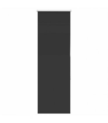 vidaXL Roller Blind Blackout Black 45x150 cm Fabric Width 40.7 cm Polyester