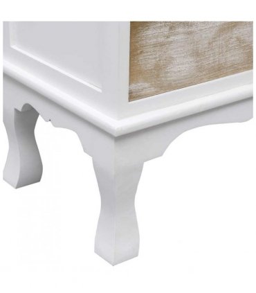 vidaXL Drawer Cabinet White 50x30x80 cm Wood