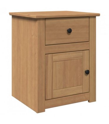 vidaXL Bedside Cabinet PANAMA 46x40x57 cm Solid Wood Pine
