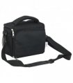 vidaXL Camera Bag with Waterproof Cover Black Oxford Fabric