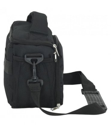 vidaXL Camera Bag with Waterproof Cover Black Oxford Fabric