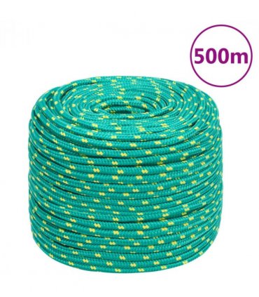 vidaXL Boat Rope Green 6 mm 500 m Polypropylene