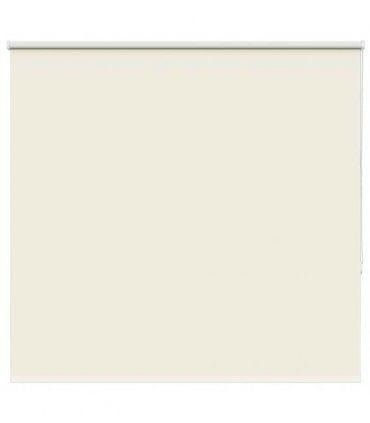 vidaXL Roller Blind Blackout Off White 145x150 cm Fabric Width 141.6 cm Polyester