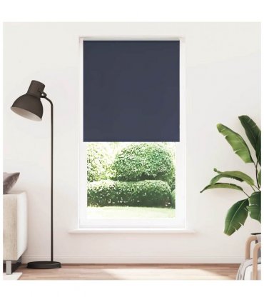 vidaXL Roller Blind Blackout Marine 100x230 cm Fabric Width 95.7 cm Polyester