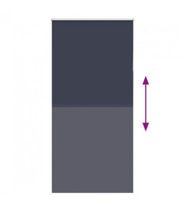 vidaXL Roller Blind Blackout Marine 100x230 cm Fabric Width 95.7 cm Polyester