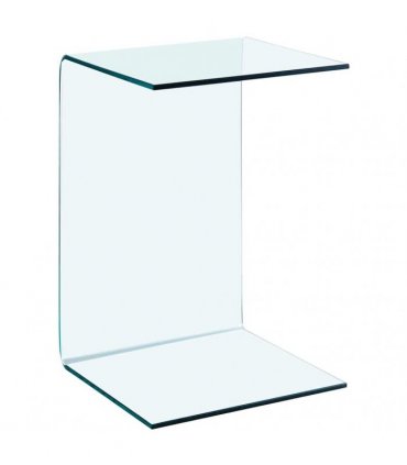 vidaXL Side Table | Clear | Tempered glass | 40x40x60 cm | Tough | Side Table