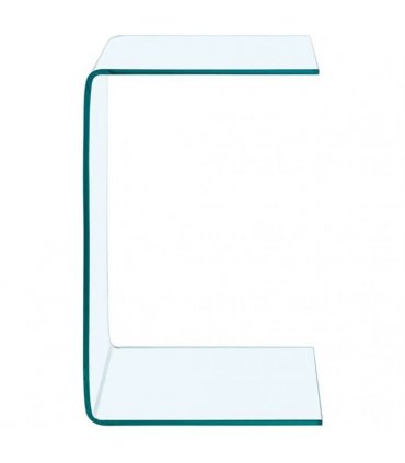 vidaXL Side Table | Clear | Tempered glass | 40x40x60 cm | Tough | Side Table