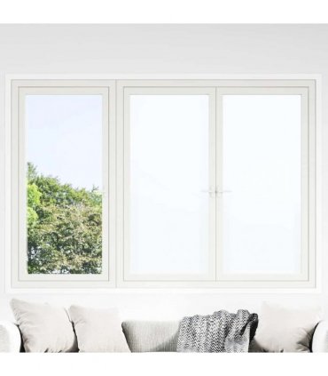 vidaXL Window Films 5 pcs Static Frosted White PVC