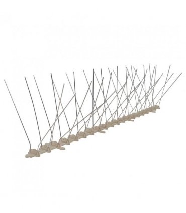 vidaXL 4-row Plastic Bird & Pigeon Spikes Set of 6 3 m