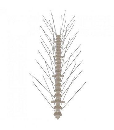 vidaXL 4-row Plastic Bird & Pigeon Spikes Set of 6 3 m