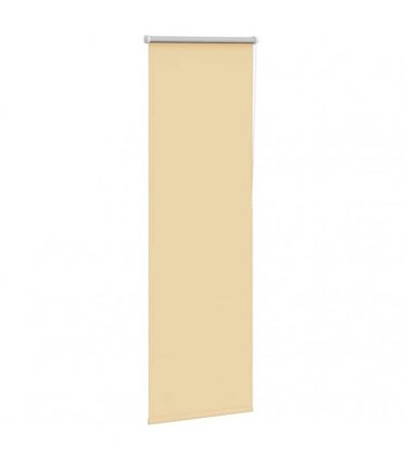 vidaXL Roller Blind Blackout Beige 40x150 cm Fabric Width 35.7 cm Polyester