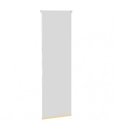 vidaXL Roller Blind Blackout Beige 40x150 cm Fabric Width 35.7 cm Polyester
