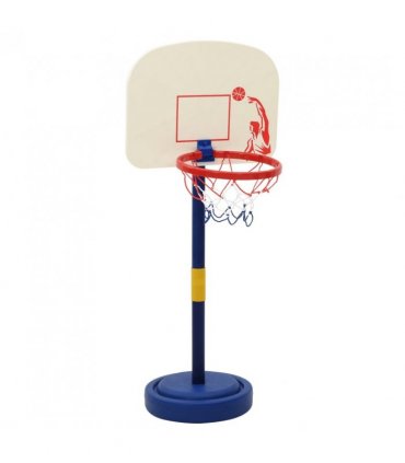 vidaXL Basketball Stand with Ball and Pump Adjustable Height 90/121 cm