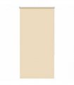 vidaXL Roller Blind Blackout Beige 65x130 cm Fabric Width 60.7 cm Polyester