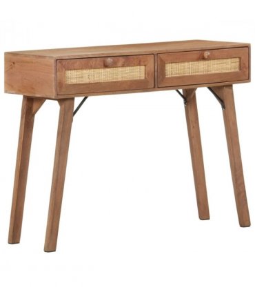 vidaXL Console Table 100x35x76 cm Solid Mango Wood