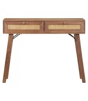 vidaXL Console Table 100x35x76 cm Solid Mango Wood