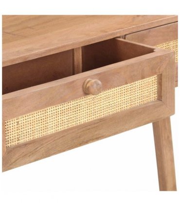vidaXL Console Table 100x35x76 cm Solid Mango Wood