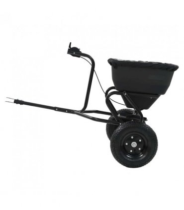 vidaXL Tow Behind Salt Spreader PVC and Steel 125x74x79 cm 45 L