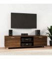 vidaXL TV Cabinet Brown Oak 140x40.5x35 cm Engineered Wood