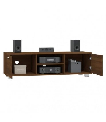vidaXL TV Cabinet Brown Oak 140x40.5x35 cm Engineered Wood