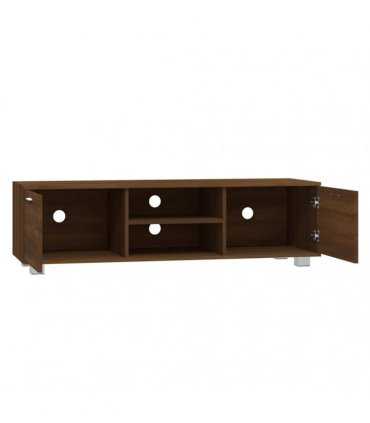 vidaXL TV Cabinet Brown Oak 140x40.5x35 cm Engineered Wood