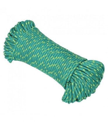 vidaXL Boat Rope Green 5 mm 250 m Polypropylene