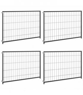 vidaXL Animal Cage without Door Black 300 x 100 x 70 cm Steel