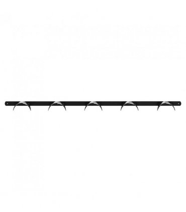 vidaXL Bridle Hanger for 5 Bridles Black Iron