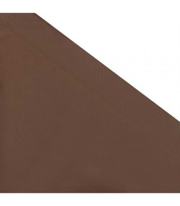 vidaXL Sun Lounger | Brown | Oxford fabric | Double | Durable | Chaise Lounge