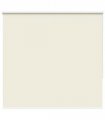 vidaXL Roller Blind Blackout Off White 160x175 cm Fabric Width 156.6 cm Polyester