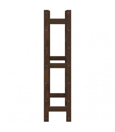 vidaXL Wine Rack for 42 Bottles Brown Solid Wood Pine