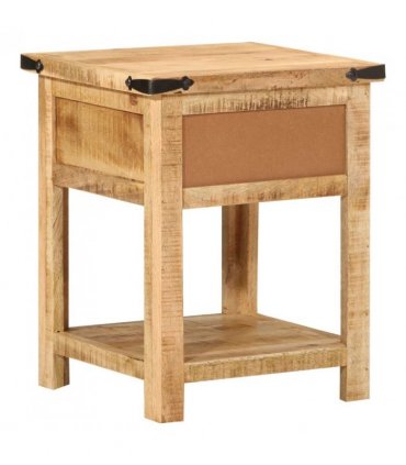 vidaXL Bedside Cabinet 40x40x50 cm Solid Wood Mango