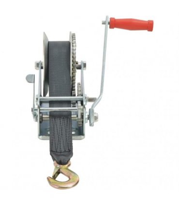 vidaXL Hand Winch with Strap 1587 kg