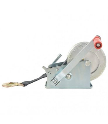 vidaXL Hand Winch with Strap 1587 kg