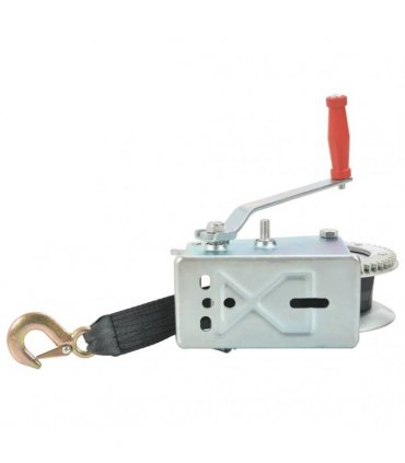 vidaXL Hand Winch with Strap 1587 kg