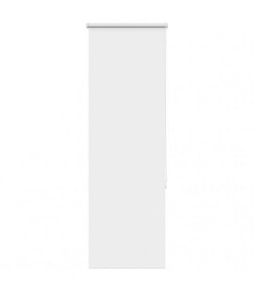 vidaXL Roller Blind Blackout White 50x130 cm Fabric Width 45.7 cm Polyester