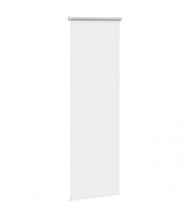 vidaXL Roller Blind Blackout White 50x130 cm Fabric Width 45.7 cm Polyester