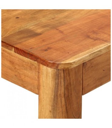 vidaXL Dining Table 110x55x76 cm Solid Wood Acacia