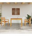 vidaXL Garden Dining Set 3 pcs Brown Solid Acacia Wood