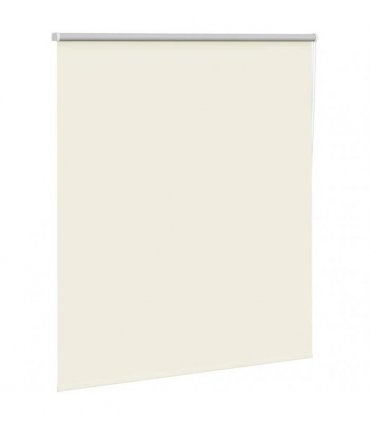 vidaXL Roller Blind Blackout Off White 125x175 cm Fabric Width 121.6 cm Polyester