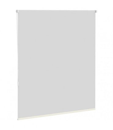 vidaXL Roller Blind Blackout Off White 125x175 cm Fabric Width 121.6 cm Polyester